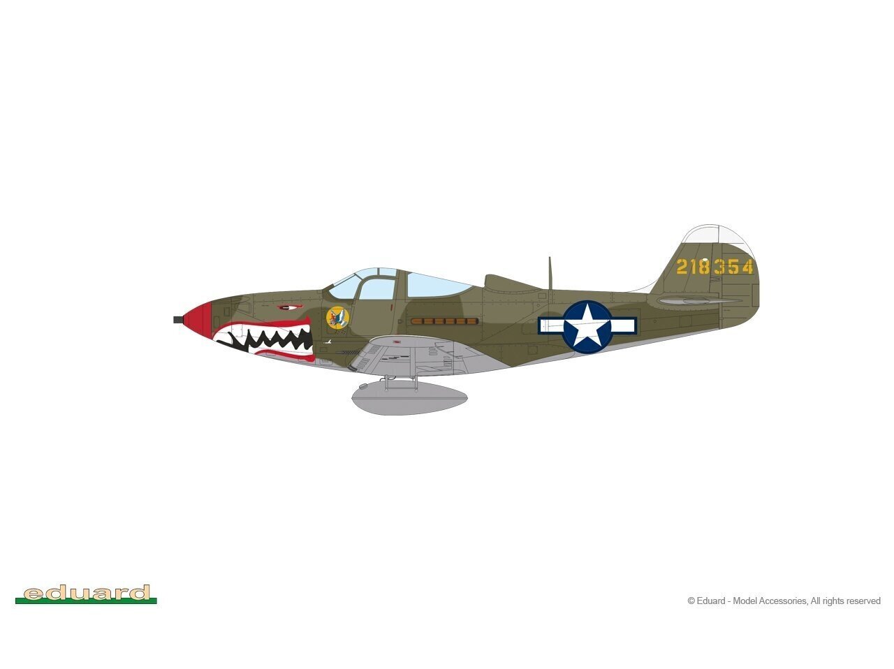 Eduard - Bell P-39N Airacobra Profipack, 1/48, 8067 hind ja info | Klotsid ja konstruktorid | kaup24.ee