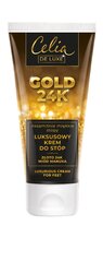 Крем для ног Celia De Luxe Gold 24 карата с медом манука, 80 мл цена и информация | Кремы, лосьоны для тела | kaup24.ee