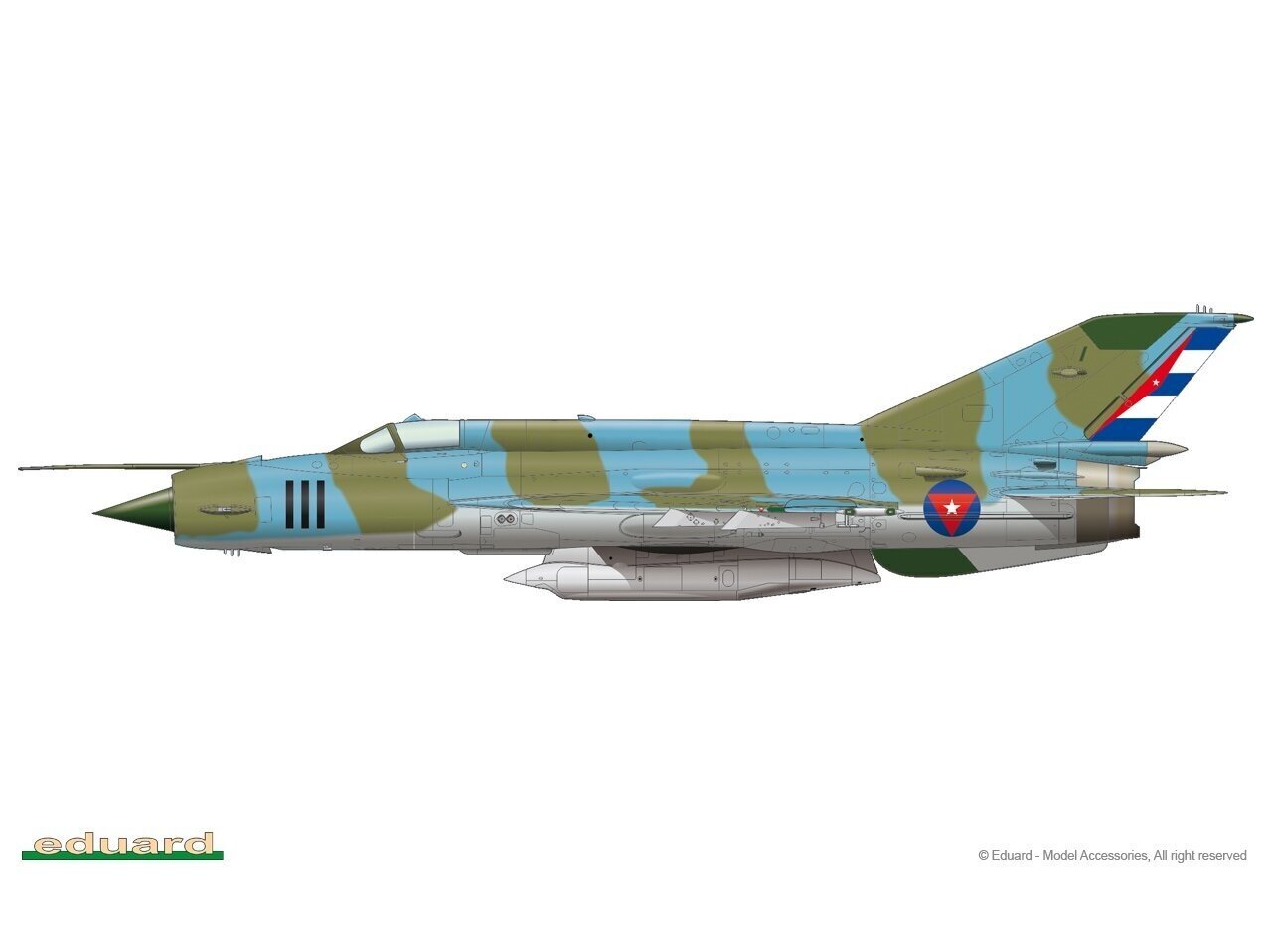 Eduard - MiG-21R ProfiPack Edition, 1/48, 8238 цена и информация | Klotsid ja konstruktorid | kaup24.ee