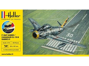 Heller - F-86F Sabre / Canadair CL-13 B Sabre VI подарочный набор, 1/72, 56277 цена и информация | Конструкторы и кубики | kaup24.ee