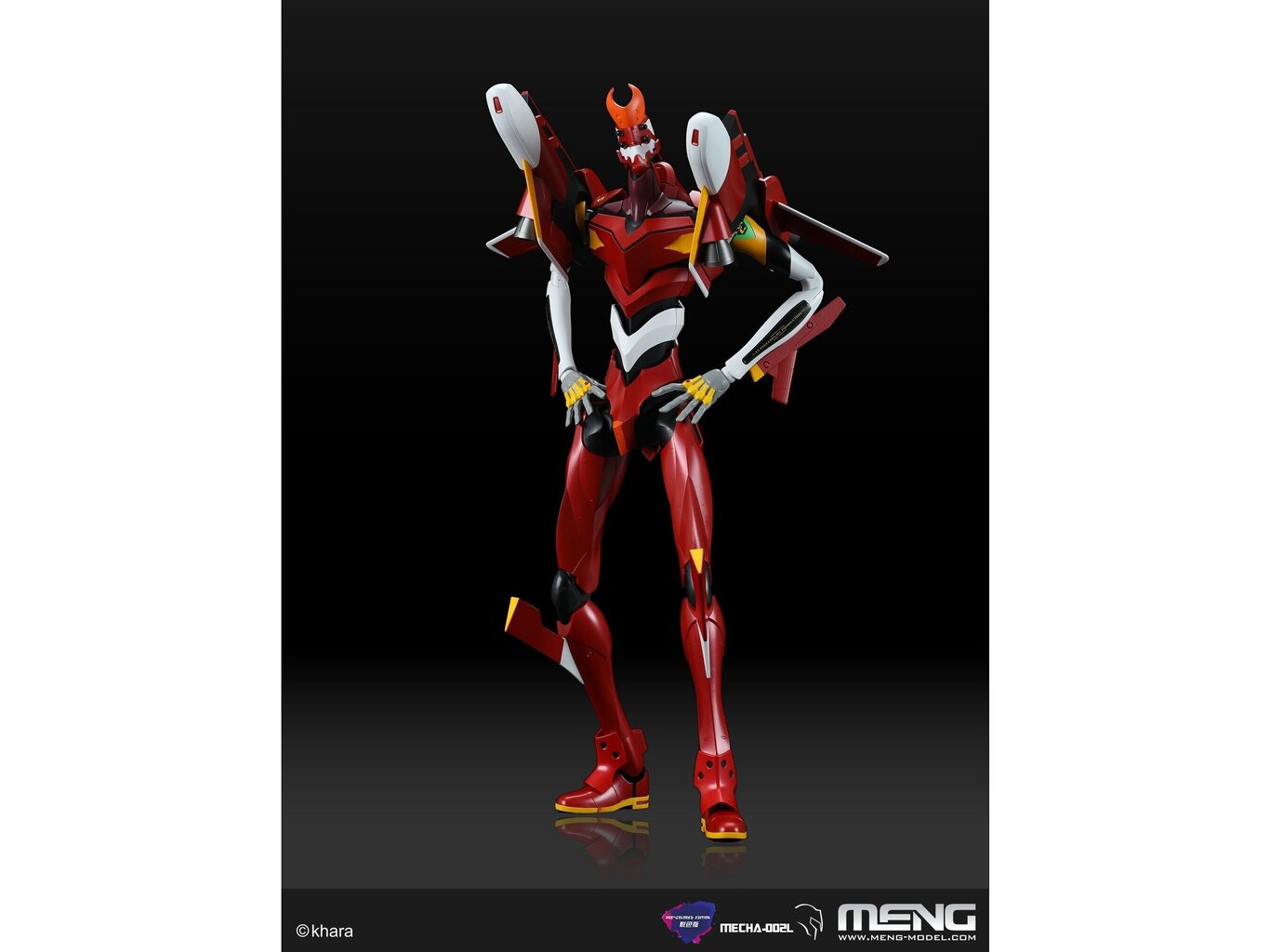 Meng Model - Multipurpose Humanoid Decisive Weapon, Artificial Human Evangelion Production Model-02, MECHA-002L цена и информация | Klotsid ja konstruktorid | kaup24.ee