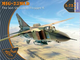 Clear Prop! - MiG-23MLD The last Ukrainian Flogger-K / Expert Kit, 1/72, CP72042 hind ja info | Klotsid ja konstruktorid | kaup24.ee