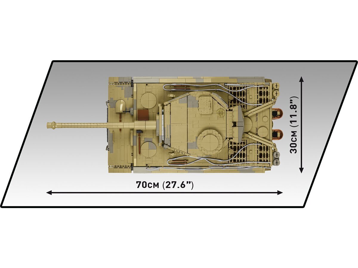 COBI - Plastkonstruktorid Panzerkampfwagen VI Tiger "131" - Executive Edition, 1/12, 2801 цена и информация | Klotsid ja konstruktorid | kaup24.ee