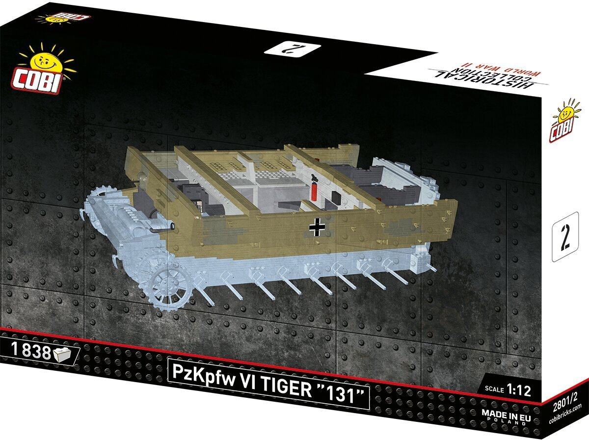 COBI - Plastkonstruktorid Panzerkampfwagen VI Tiger "131" - Executive Edition, 1/12, 2801 hind ja info | Klotsid ja konstruktorid | kaup24.ee
