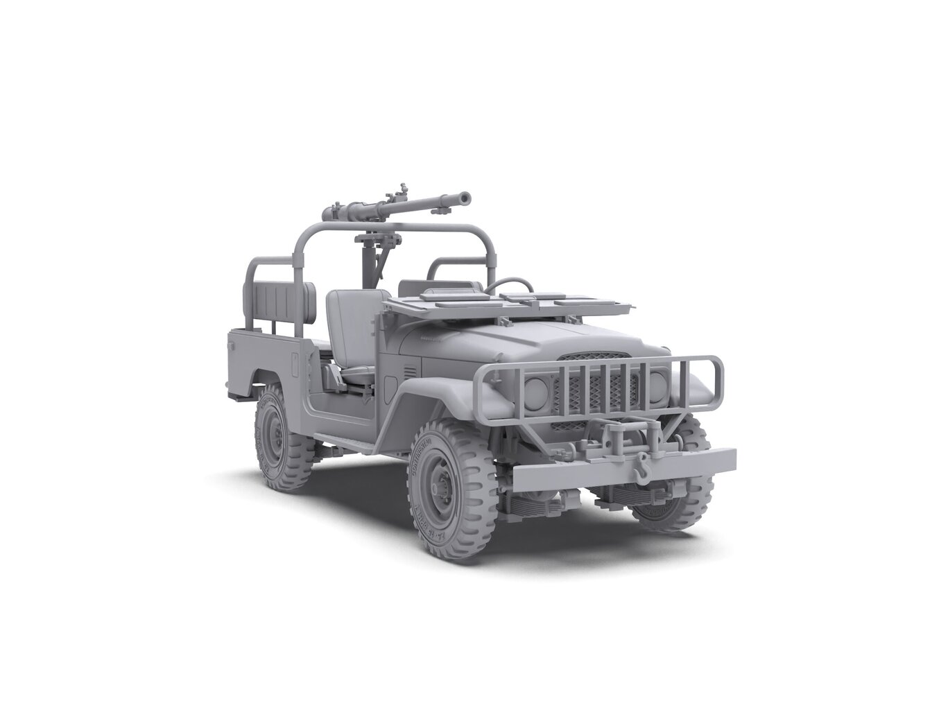 AK Interactive - Toyota Land Cruiser FJ43 Pickup With SPG-9 Recoilless Gun, 1/35, AK35003 hind ja info | Klotsid ja konstruktorid | kaup24.ee