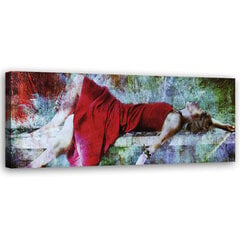 Масляная картина Женщина в красном платье цена и информация | Картины, живопись | kaup24.ee