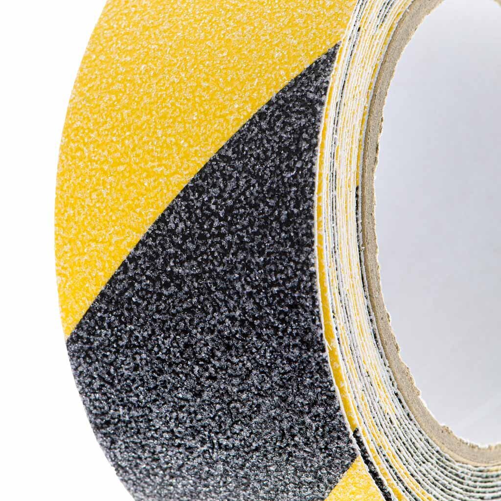 Libisemiskindel teip, 5 cm x 5 cm, must, kollane hind ja info | Kleepkiled | kaup24.ee