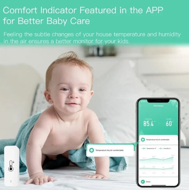Smart temperatuuri ja niiskuse andurid hind ja info | Andurid, sensorid | kaup24.ee