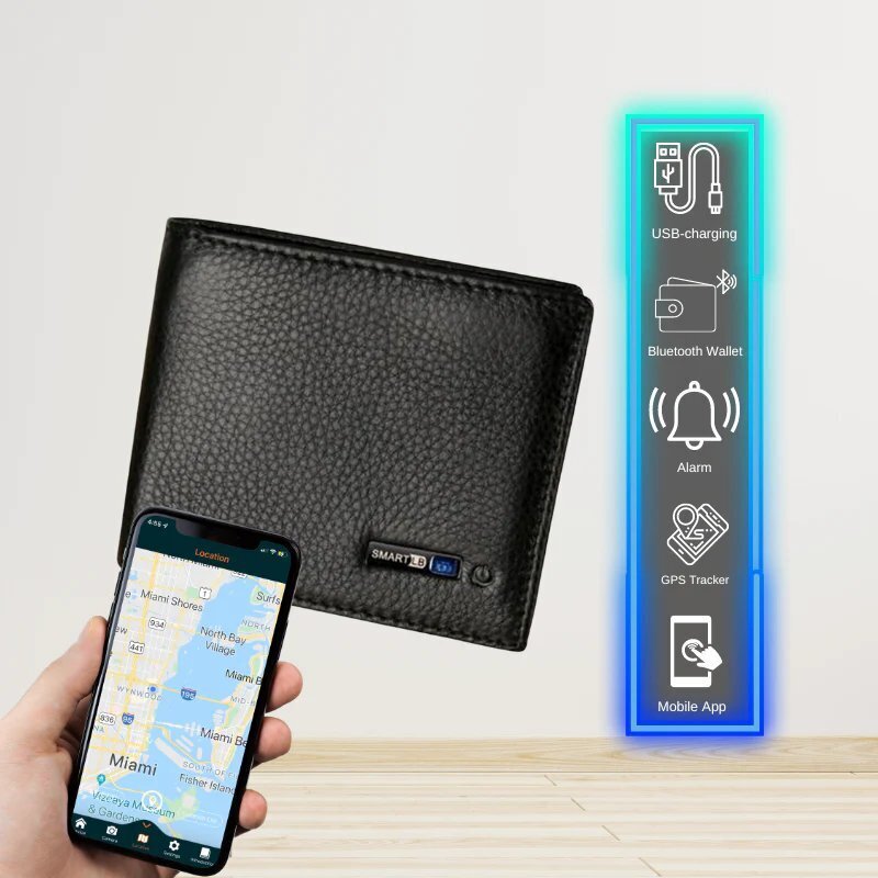 Smart Bluetooth rahakott, hall hind ja info | Meeste rahakotid | kaup24.ee