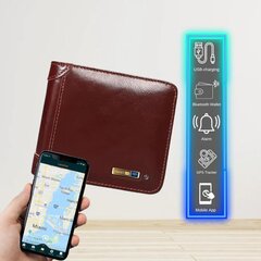 Smart Bluetooth rahakott, punane цена и информация | Мужские кошельки | kaup24.ee