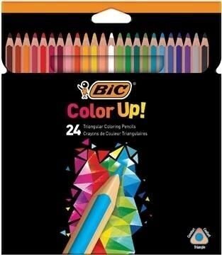 Värvilised pliiatsid Bic Color Up Mitmevärviline 24 Tükid, osad hind ja info | Kunstitarbed, voolimise tarvikud | kaup24.ee