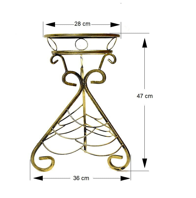 Lillealus, 47 cm цена и информация | Vaasid, alused, redelid lilledele | kaup24.ee