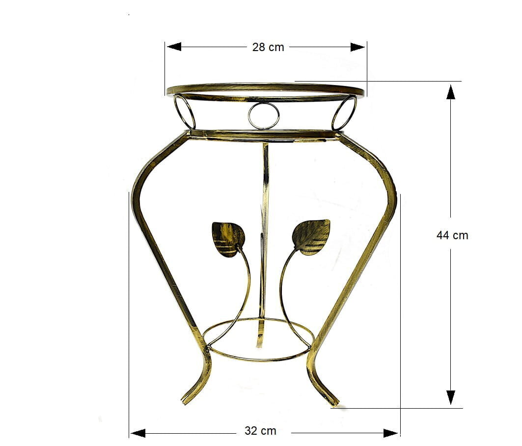 Lillealus, 44 cm цена и информация | Vaasid, alused, redelid lilledele | kaup24.ee