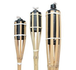 Бамбуковый факел 150 см, 3 шт. цена и информация | Другой туристический инвентарь | kaup24.ee