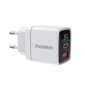 Choetech PD6052 USB-C/USB-A PD35W GaN valge hind ja info | Mobiiltelefonide laadijad | kaup24.ee