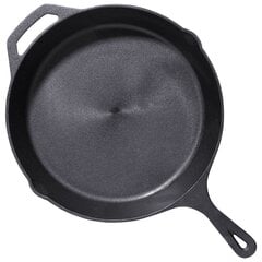 Круглая сковорода, черная, 30 см цена и информация | Cковородки | kaup24.ee
