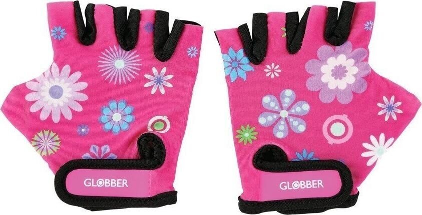 Jalgrattakindad lastele Globber Flowers Jr XS, roosa hind ja info | Rattakindad | kaup24.ee