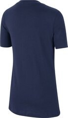 T-särk Nike Sportswear CZ1828 410, L, sinine hind ja info | Jalgpalli varustus ja riided | kaup24.ee