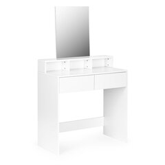 Большой современный косметический столик с зеркалом цена и информация | Туалетные столики | kaup24.ee