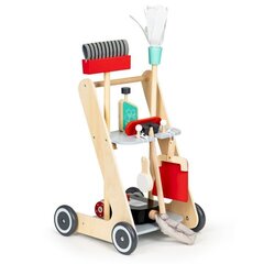 Игрушечный деревянный набор для уборки Ecotoys цена и информация | Игрушки для девочек | kaup24.ee