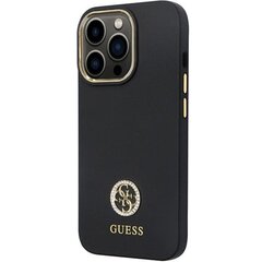 Guess GUHCP13XM4DGPK iPhone 13 Pro Max 6.7" czarny|black hardcase Silicone Logo Strass 4G цена и информация | Чехлы для телефонов | kaup24.ee