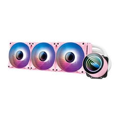 Darkflash Darkflash DX360 V2.6 PC vesijahutus RGB 3x 120x120 (roosa) hind ja info | Protsessori jahutid | kaup24.ee