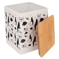 контейнер для корма для домашних животных 14x14x17 см цена и информация | Посуда для хранения еды | kaup24.ee