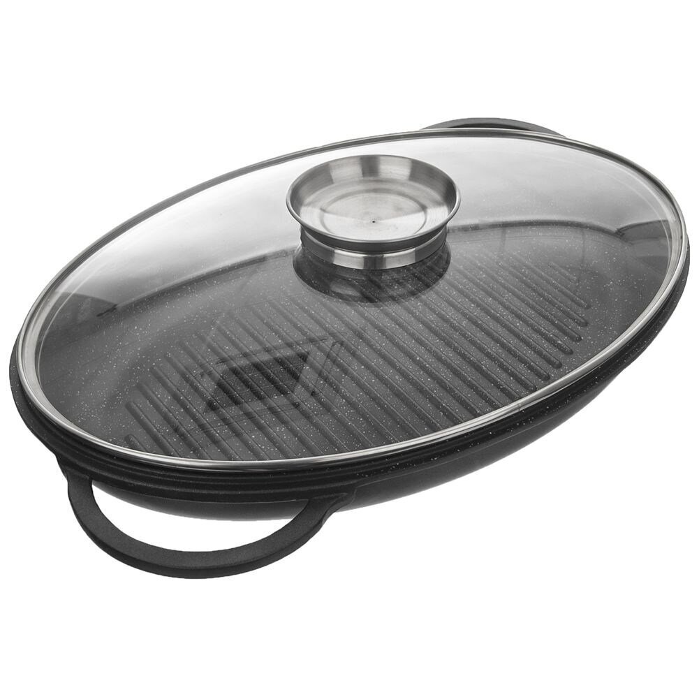 Grillpann kaanega 43x28x6 cm hind ja info | Pannid | kaup24.ee