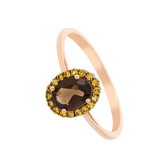 Золотое кольцо с драгоценным камнем цена и информация | Кольцо | kaup24.ee