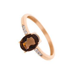 Золотое кольцо с драгоценным камнем цена и информация | Кольцо | kaup24.ee