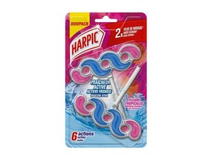 Rippuv WC puhastustaja/värskendaja Harpic Tetris Floral Duo Pack, 2x35 g hind ja info | HARPIC Kodutarbed | kaup24.ee