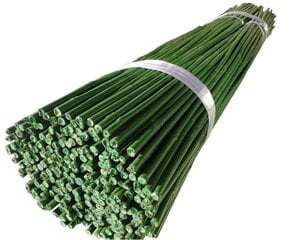 PVC-kattega bambuspulgad, 150 cm, 12/14 mm, 50 tk цена и информация | Подставки для цветов, держатели для вазонов | kaup24.ee