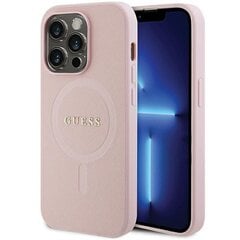 Guess GUHMP13LPSAHMCP iPhone 13 Pro | 13 6,1" różowy|pink hardcase Saffiano MagSafe цена и информация | Чехлы для телефонов | kaup24.ee