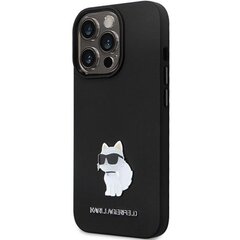 Karl Lagerfeld KLHCP13LSMHCNPK iPhone 13 Pro | 13 6.1" czarny|black hardcase Silicone C Metal Pin цена и информация | Чехлы для телефонов | kaup24.ee