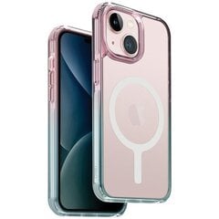 UNIQ etui Combat Duo iPhone 15 6.1" Magclick Charging niebiesko-różowy|pastel sky blue-powder pink цена и информация | Чехлы для телефонов | kaup24.ee