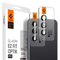 Spigen Glas.tR EZ Fit Optik защита камеры для Samsung Galaxy S23 FE - черный 2 шт. цена и информация | Защитные пленки для телефонов | kaup24.ee