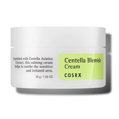 Успокаивающий крем с центеллой для проблемных участков лица COSRX Centella Blemish Cream, 30 г цена и информация | Кремы для лица | kaup24.ee
