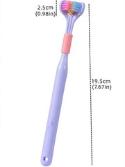 Мягкая трехстороння зубная щетка Electronics LV-336, 1 шт цена и информация | Для ухода за зубами | kaup24.ee