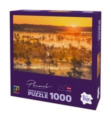 Pusle Purple Witty Fox Latvija, Ķemeru purvs, 1000d. цена и информация | Пазлы | kaup24.ee