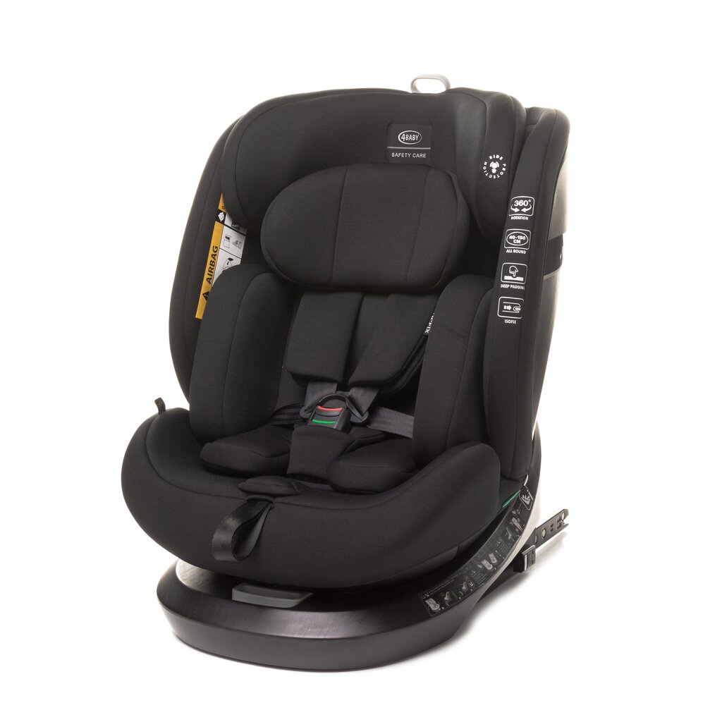 Turvatool 4Baby Roto-Fix I-Size, 0-36 kg, black hind ja info | Turvatoolid | kaup24.ee