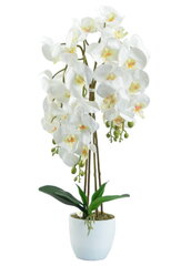 Artificial Orchid Flower, Tihe Valge 70cm hind ja info | Kunstlilled | kaup24.ee