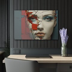 Картина из закаленного стекла Девушка цена и информация | Картины, живопись | kaup24.ee