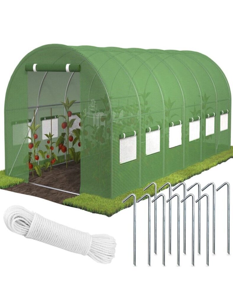 Kokkupandav aiakilest kasvuhoone 3x6x2m hind ja info | Kasvuhooned | kaup24.ee