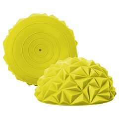 Массажный мяч Springos, жёлтый цена и информация | Аксессуары для массажа | kaup24.ee