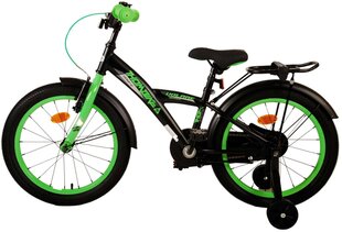 Laste jalgratas 18" Volare Thombike, must/roheline цена и информация | Велосипеды | kaup24.ee