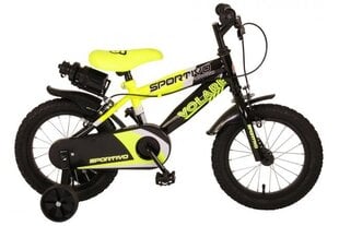 Детский велосипед Sportivo, 14", неоновый желтый/черный  цена и информация | Велосипеды | kaup24.ee