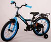 Laste jalgratas 18" Volare Thombike, must/sinine цена и информация | Jalgrattad | kaup24.ee