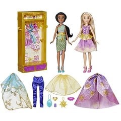 Jasmiini ja Rapuntseli nukud koos riiete ja aksessuaaridega Disney Princess Ultimate Fashions Wardrobe hind ja info | Tüdrukute mänguasjad | kaup24.ee