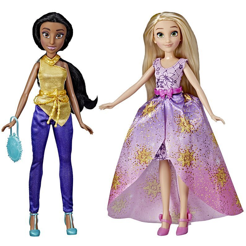 Jasmiini ja Rapuntseli nukud koos riiete ja aksessuaaridega Disney Princess Ultimate Fashions Wardrobe hind ja info | Tüdrukute mänguasjad | kaup24.ee