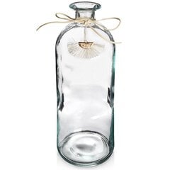 Декоративная стеклянная ваза, 26 см цена и информация | Vaasid | kaup24.ee